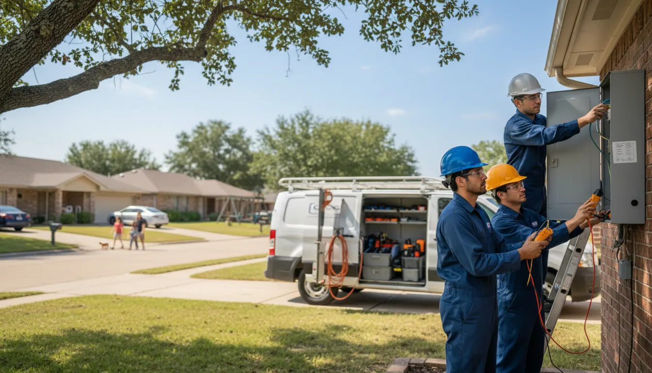 Certified electrician providing emergency electrical services in Le Roy, KS